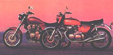 Honda 750 L'ancienne et la nouvelle, cliquez pour afficher plus grand